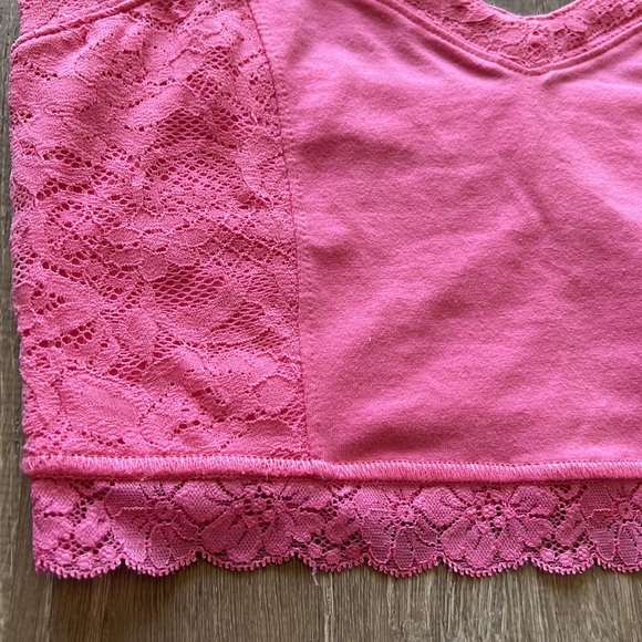 Abercrombie & Fitch Bright Pink Bralette Top Size Small - Picture 3 of 7
